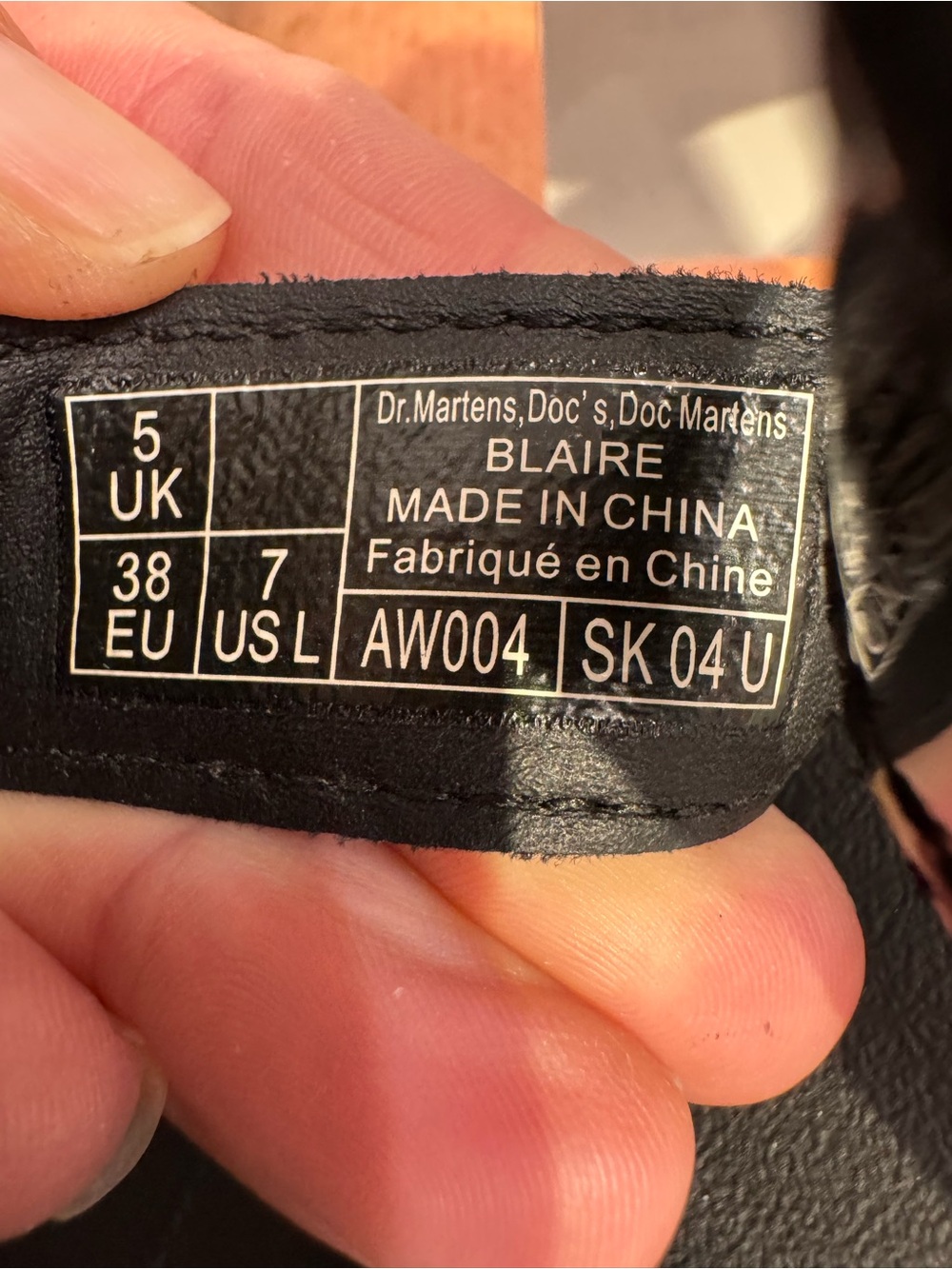 Dr. Martens Blaire Black Patent Leather Sandals Size 7 - Picture 7 of 7